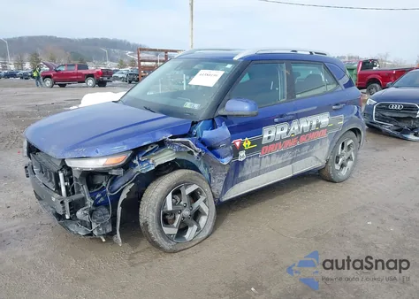 2022 Hyundai Venue Sel/Limited z USA, uszkodzony, nr VIN KMHRC8A38NU157258